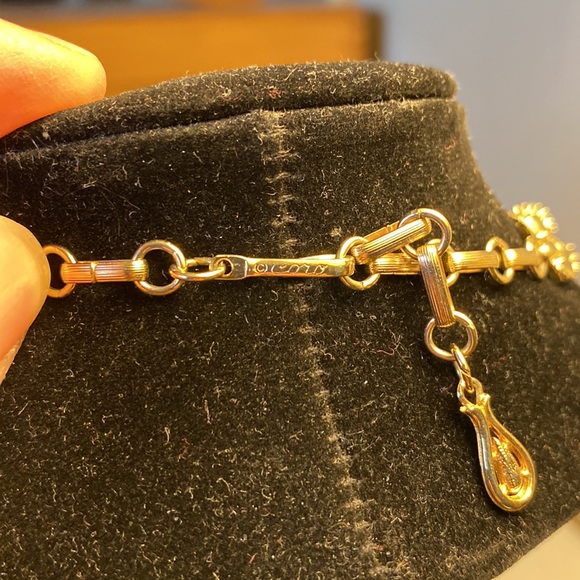 Vintage Coro Gold Tone Choker Necklace - Picture 5 of 8